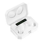 DT-14 Wireless Two Ear Bluetooth Headset Supports Touch & Smart Magnetic Charging & Power On Automatic Pairing(White) - 1