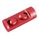 DT-15 Wireless Two Ear Bluetooth Headset Supports Touch & Smart Magnetic Charging & Power On Automatic Pairing (Red) - 1