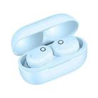 DT-17 Wireless Two Ear Bluetooth Headset Supports Touch & Smart Magnetic Charging & Power On Automatic Pairing(Blue) - 1