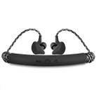 M12 In-ear Retractable Wireless Sports Bluetooth Headset for Apple Headset(Black) - 1