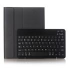A09B Bluetooth 3.0 Ultra-thin ABS Detachable Bluetooth Keyboard Leather Tablet Case for iPad Air / Pro 10.5 inch (2019), with Pen Slot & Holder (Black) - 1