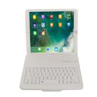 IP09 Bluetooth 3.0 Litchi Texture ABS Detachable Bluetooth Keyboard Leather Tablet Case for iPad Air / Pro 10.5 inch (2019), with Holder (White) - 6