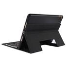 K05B Bluetooth 3.0 Ultra-thin One-piece Bluetooth Keyboard Leather Tablet Case for iPad Air / Pro 10.5 inch (2019), with Pen Slot & Holder (Black) - 1