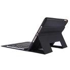 K07B Bluetooth 3.0 Ultra-thin One-piece Bluetooth Keyboard Leather Tablet Case for iPad 9.7 (2018) / 9.7 inch (2017) / Pro 9.7 inch / Air 2 / Air, with Pen Slot & Holder (Black) - 1