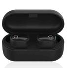 WK V20 TWS Bluetooth 5.0 Wireless Bluetooth Earphone with Charging Box, Support Calls(Black) - 1