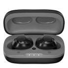 WK V21 TWS Bluetooth 5.0 Wireless Bluetooth Earphone with Power Indicator & Charging Box, Support Calls(Black) - 2