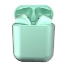 InPods12 TWS Bluetooth 5.0 Metallic Matte Plating Bluetooth Earphone with Charging Case, Supports Call & Touch(Green) - 2