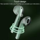 InPods12 TWS Bluetooth 5.0 Metallic Matte Plating Bluetooth Earphone with Charging Case, Supports Call & Touch(Green) - 8