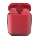 InPods12 TWS Bluetooth 5.0 Metallic Matte Plating Bluetooth Earphone with Charging Case, Supports Call & Touch(Red) - 2