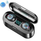 F9 TWS V5.0 Touch Control Binaural Wireless Bluetooth Headset with Breathing Light and Digital Display - 1