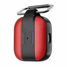 Mutural Rugged Utility Protective Case with Hook For AirPods 3 (Red) - 1