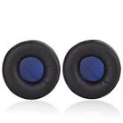 1 Pair Leather Sponge Protective Case for Jabra MOVE Headphone(Dark Blue) - 1