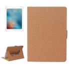 For iPad Air / iPad Air 2 / iPad Pro 9.7 / iPad 9.7 (2018) & iPad 9.7 (2017) Cloth Texture Horizontal Flip Leather Case with Holder & Sleep / Wake-up Function(Gold) - 1