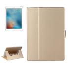 For iPad Air / iPad Air 2 / iPad Pro 9.7 / iPad 9.7 (2018) & iPad 9.7 (2017) Elasticity Leather Horizontal Flip Leather Case with Holder & Sleep / Wake-up Function(Gold) - 1