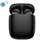 Baseus NGW04-01 TWS IP54 Waterproof Bluetooth 5.0 Touch Bluetooth Earphone with Charging Box, Support Call & Voice Assistant(Black) - 1