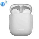 Baseus NGW04-02 TWS IP54 Waterproof Bluetooth 5.0 Touch Bluetooth Earphone with Charging Box, Support Call & Voice Assistant(White) - 1