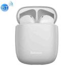 Baseus NGW04P-02 TWS IP54 Waterproof Bluetooth 5.0 Touch Bluetooth Earphone with Charging Box, Support Call & Voice Assistant & QI Wireless Charging(White) - 1