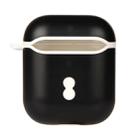 Two Color Wireless Earphones Charging Box Protective Case for Apple AirPods 1/2(Black White) - 1