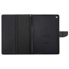 GOOSPERY FANCY DIARY for iPad Air 2 Cross Texture Leather Case with Card Slot & Holder & Wallet(Black) - 7