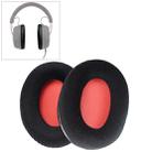 2 PCS For Kingston KHX-HSCP / HyperX Cloud II Headphone Cushion Flannel Red Net Sponge Cover Earmuffs Replacement Earpads - 1