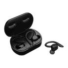 L6 TWS Smart Noise Reduction Touch Ear-mounted Sports Bluetooth Earphone with Charging Box, Support HD Calls (Black) - 1