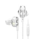 Langsdom D4 3.5mm Dual Dynamic In-ear Gaming Wired Earphone, Style: Mic Version (White) - 1