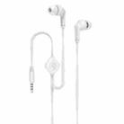 Langsdom JD88 3.5mm In-ear Wired Earphone, Cable Length: 1.2m (White) - 1