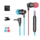Langsdom V7T 3.5mm Wired In-ear Gaming Earphone (Red + Blue) - 1