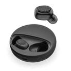 YH-03 TWS V5.0 Wireless Stereo Bluetooth Headset with Charging Case, Support Voice Assistant(Black) - 1
