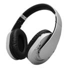 BTH-878 Foldable Wireless Bluetooth V4.1 Headset Stereo Sound Earphones (Silver) - 1