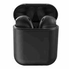 InPods 12 TWS HiFi Wireless Bluetooth 5.0 Earphones with Charging Case, Support Touch & Voice Function(Black) - 1