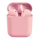 InPods 12 TWS HiFi Wireless Bluetooth 5.0 Earphones with Charging Case, Support Touch & Voice Function(Pink) - 1