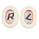 For Plantronics Backbeat Pro 2 / Voyager 8200UC Earphone Cushion Cover Earmuffs Replacement Earpads(White) - 1