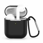 Wireless Earphones Shockproof Silicone Protective Case for Apple AirPods 1 / 2(Black) - 1