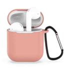 Wireless Earphones Shockproof Silicone Protective Case for Apple AirPods 1 / 2(Pink) - 1