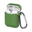 Wireless Earphones Shockproof Silicone Protective Case for Apple AirPods 1 / 2(Green) - 1