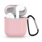 Wireless Earphones Shockproof Silicone Protective Case for Apple AirPods 1 / 2(Light Pink) - 1