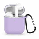 Wireless Earphones Shockproof Silicone Protective Case for Apple AirPods 1 / 2(Purple) - 1