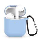 Wireless Earphones Shockproof Silicone Protective Case for Apple AirPods 1 / 2(Sky Blue) - 1