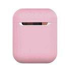 Wireless Earphones Shockproof Liquid Silicone Protective Case for Apple AirPods 1 / 2(Pink) - 1