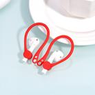 Wireless Headphones Lanyard Anti-lost Headphones for Apple AirPods 1 / 2(Red) - 1