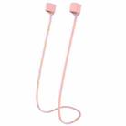 Wireless Bluetooth Headset Anti-lost Rope Magnetic Silicone Lanyard for Apple AirPods 1 / 2(Pink) - 1