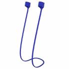 Wireless Bluetooth Headset Anti-lost Rope Magnetic Silicone Lanyard for Apple AirPods 1 / 2(Blue) - 1