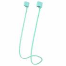 Wireless Bluetooth Headset Anti-lost Rope Magnetic Silicone Lanyard for Apple AirPods 1 / 2(Mint Green) - 1