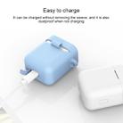 Silicone Earphones Charging Box Protective Case for Xiaomi Air(Mint Green) - 5