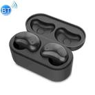 REMAX TWS-5 TWS Bluetooth 5.0 Smart Touch Wireless Bluetooth Earphone with Magnetic Charging Box, Support for Binaural Calls(Black) - 1