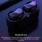 REMAX TWS-5 TWS Bluetooth 5.0 Smart Touch Wireless Bluetooth Earphone with Magnetic Charging Box, Support for Binaural Calls(Black) - 4