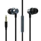 JOYROOM JR-EL115 Metal In-ear Wired Control Earphone (Grey) - 1