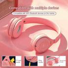 Y08 Hifi Sound Quality Macaron Bluetooth Headset, Supports Calling & TF Card & 3.5mm AUX (Black) - 5