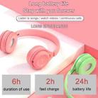 Y08 Hifi Sound Quality Macaron Bluetooth Headset, Supports Calling & TF Card & 3.5mm AUX (Blue) - 9